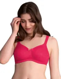 Pink padded mastectomy bra