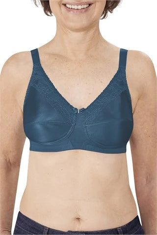 Full-Coverage Wirefree Bra Top in Nude - Retro, Indie and Unique